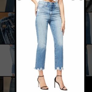 Good American High Rise Jeans - Light Blue